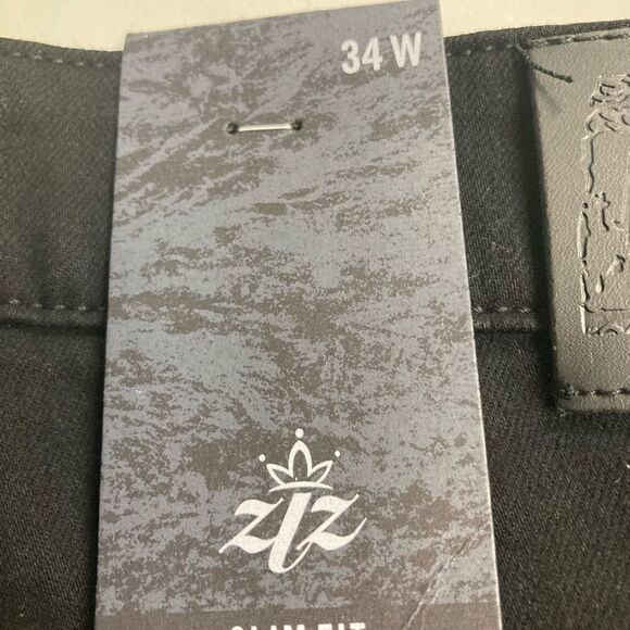 ZLZ Denim Men’s Black Shorts, Size 34 Slim Fit Inseam: 9” - Picture 8 of 12